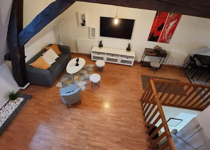 Grand Duplex Du Beffroi Appartement